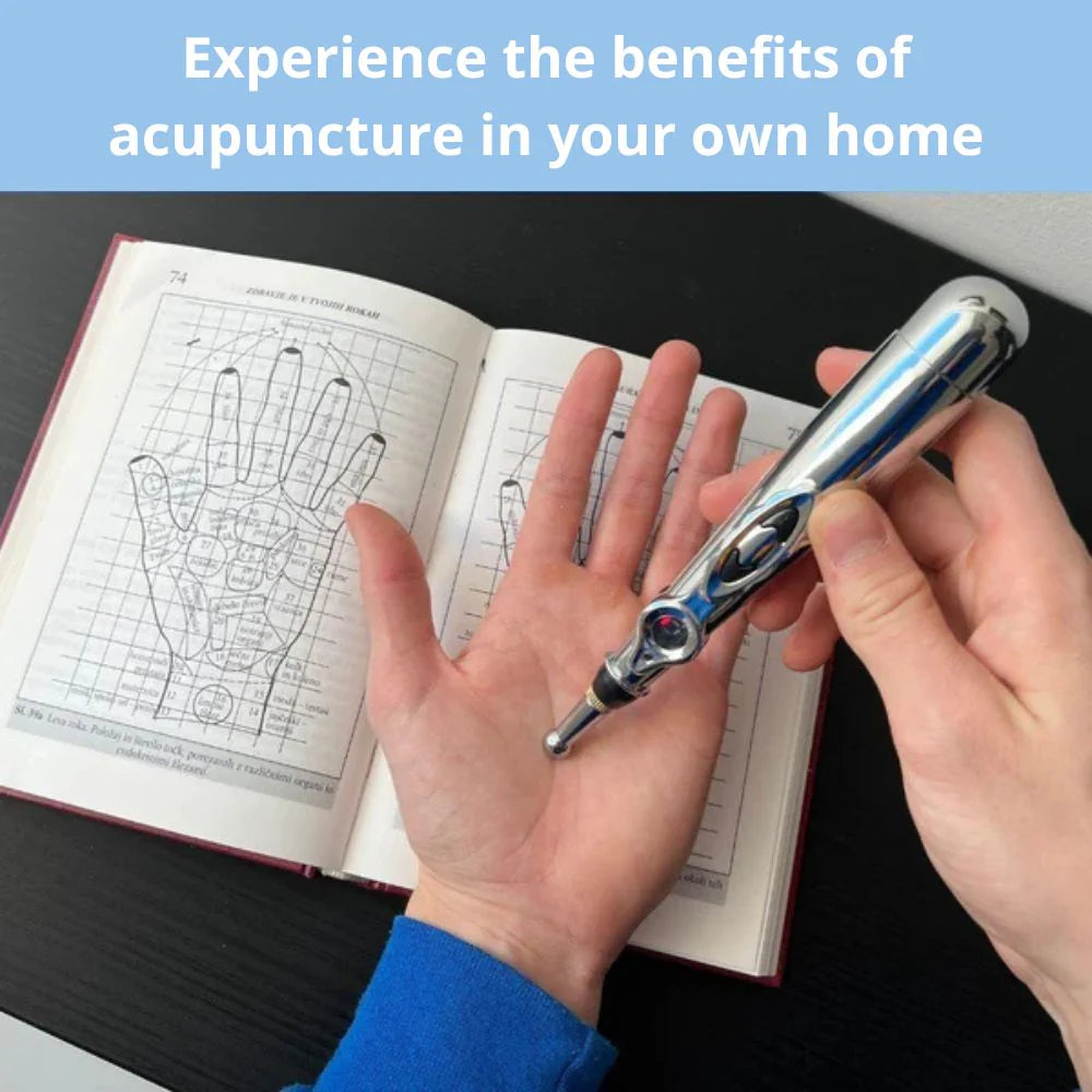 Electric Acupuncture Pen (+Free 3x Extra Pen Caps)