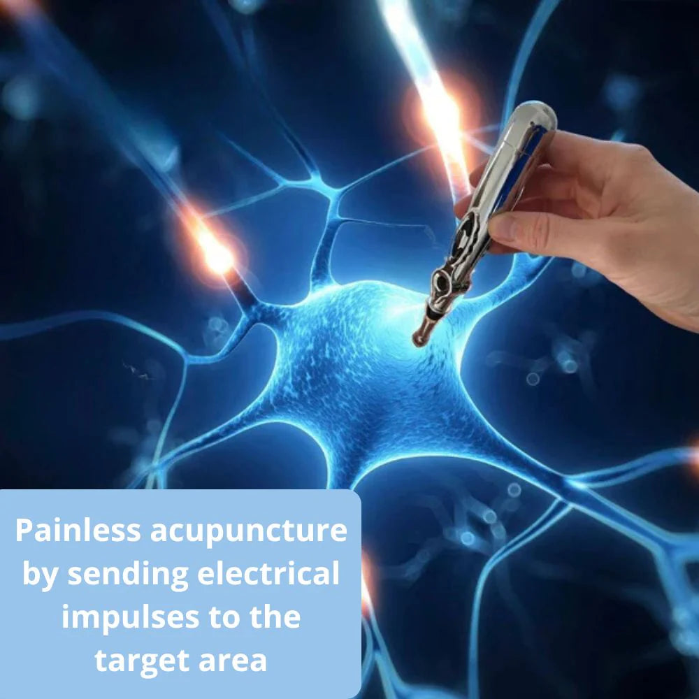 Electric Acupuncture Pen (+Free 3x Extra Pen Caps)