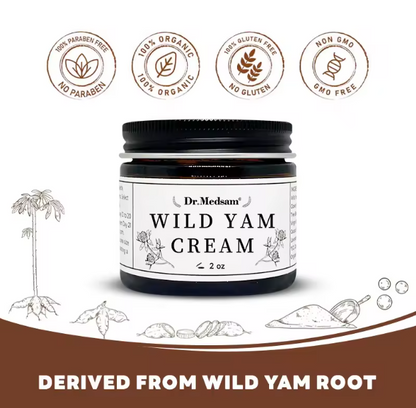 Wild Yam Cream for Hormonal Balance
