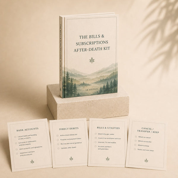 The Bills & Subscriptions After-Death Kit